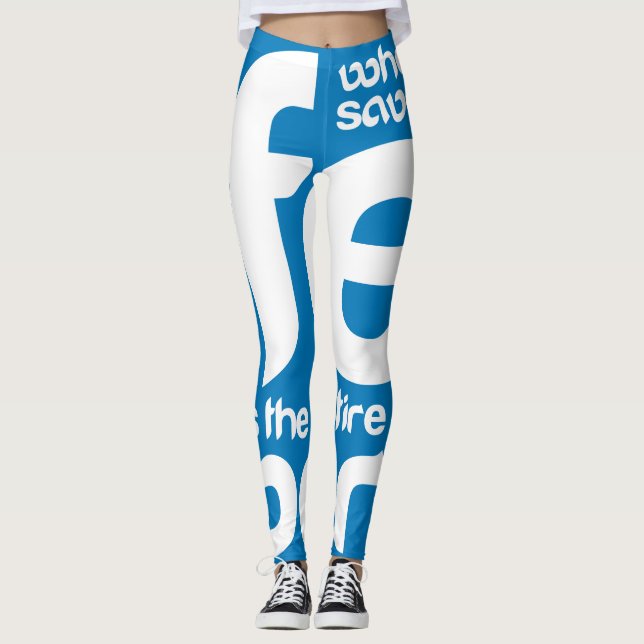 Den som räddar ett liv leggings (Framsida)