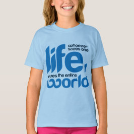 Den som räddar ett liv t shirt