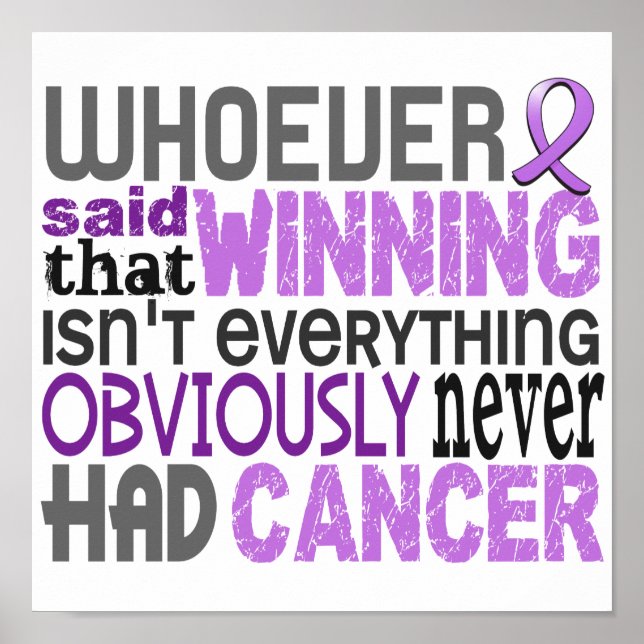 Den som sa general Cancer Poster (Framsidan)