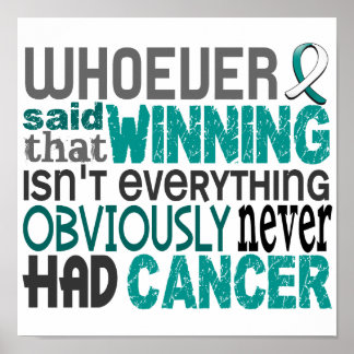 Den som sa livmoderhalscancer poster