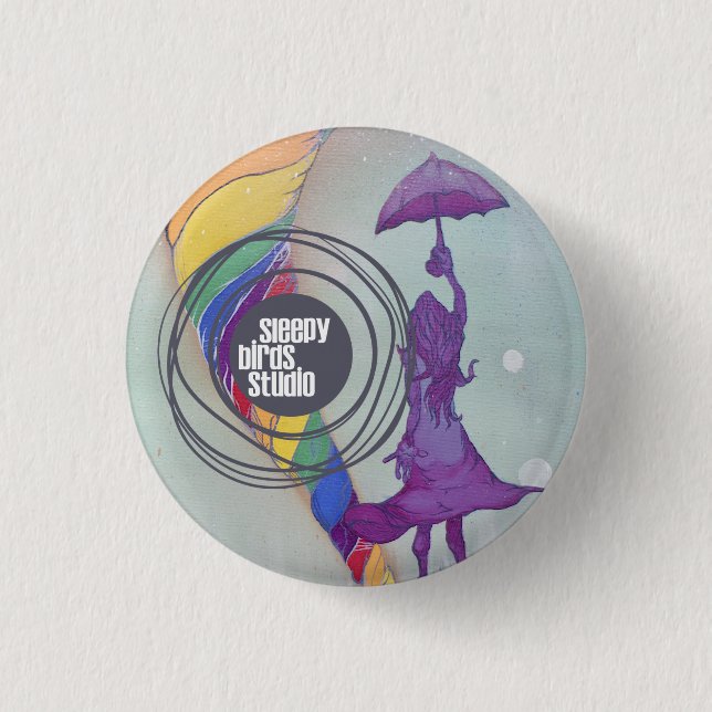 Den sömniga fågelstudion knäppas 3 knapp (Framsida)