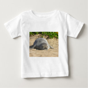 Den sömniga hawaianska munken förseglar tee