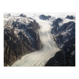 Den Sondrestrom glaciären i Grönland Fototryck