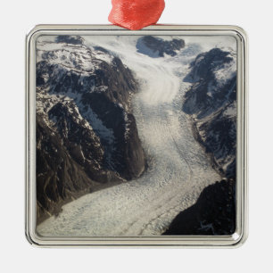Den Sondrestrom glaciären i Grönland Julgransprydnad Metall