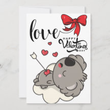Den sorgliga utformningen av Cupid Koala Alla hjär