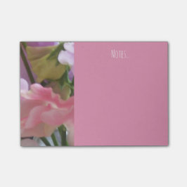 den söta ärtan noterar post-it block