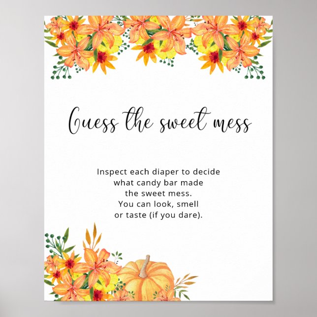 Den söta  babyduschen... poster (Framsidan)