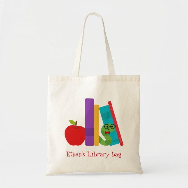 Den söta bokmasken bibliotek väska i barn (Framsidan)