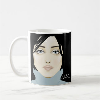 Den söta flickan kaffemugg