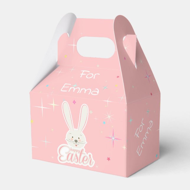 Den söta kanny Eggs Hunt glad påsk Vår Helgdag Presentaskar (Baksidan Sidan)