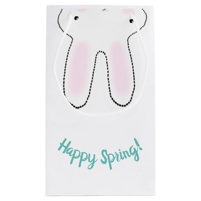 Den söta Påskharn Glad påsk Lycklig Vår lustig (Baksidan)