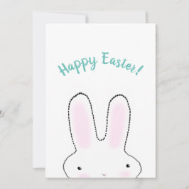 Den söta Påskharn Glad påsk Lycklig Vår lustig Julkort