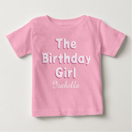 Den söta rosan hos Birthday Girl T Shirt