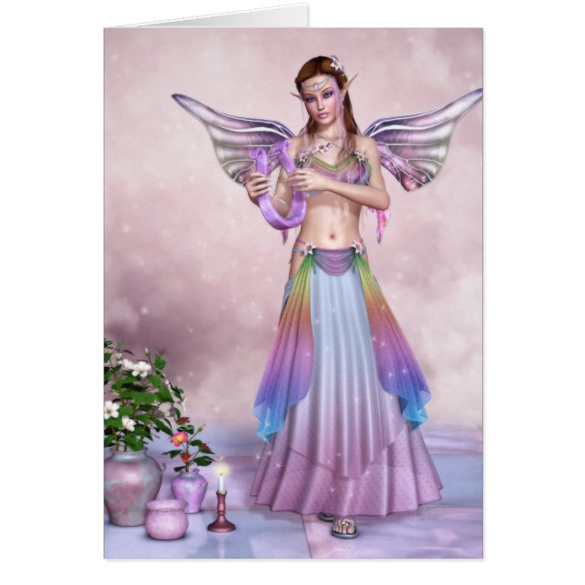 Den söta Sarenity hälsningen/noterar kortet Hälsningskort (Framsidan)