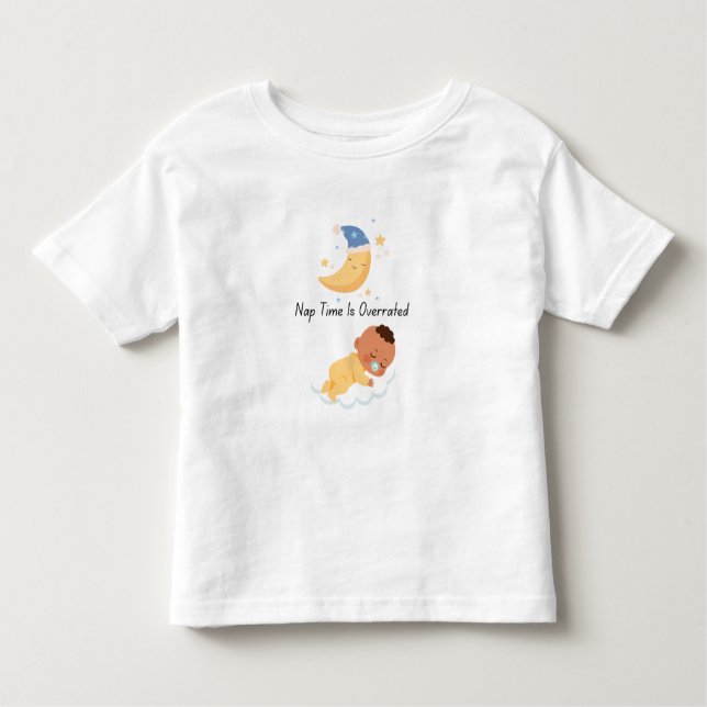 Den söta, sovande baby småbarn t-shirt (Framsida)