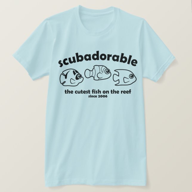 Den sötaste fisken på rev t-shirt (Design framsida)