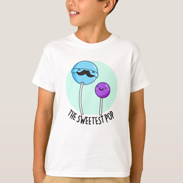 Den sötaste pop-funny Lollipop Pun T Shirt (Framsida)