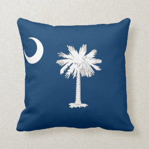 Den South Carolina flagga kudder Kudde