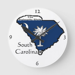 Den South Carolina väggen tar tid på Rund Klocka