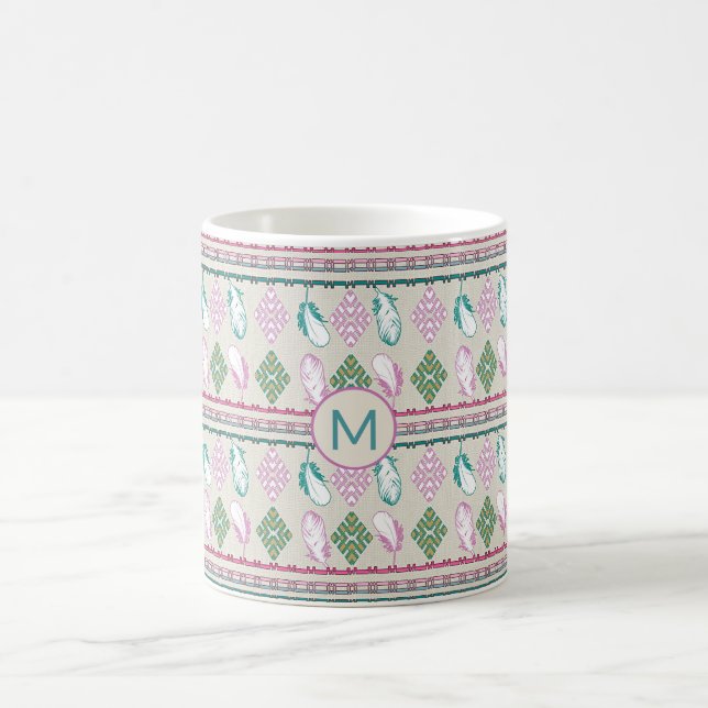 Den Southwestern person som tillhör en etnisk Kaffemugg (Center)