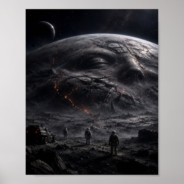 Den Sövande Månen Poster (Framsidan)