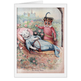 Den sovande skönheten, Louis Wain Hälsningskort