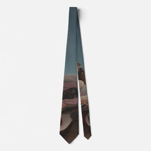 Den sovande zigenerskan av Henri Rousseau, Vintage Slips (Framsida)