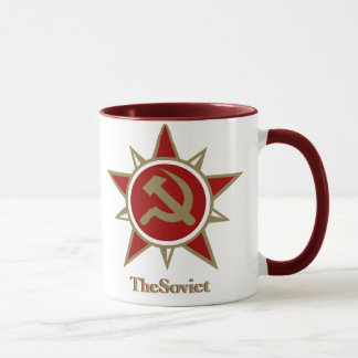 Den sovjetiska kaffemuggen mugg