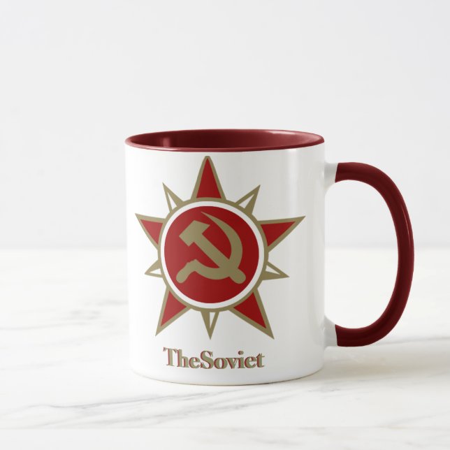 Den sovjetiska kaffemuggen mugg (Höger)