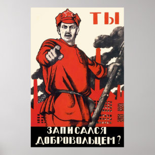 Den sovjetiska propagandaaffischen - har du poster