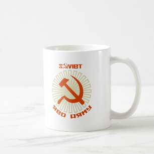 Den sovjetiska röda armén bultar & skära 2 kaffemugg