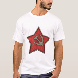 Den sovjetiska stjärnan bultar och t shirt