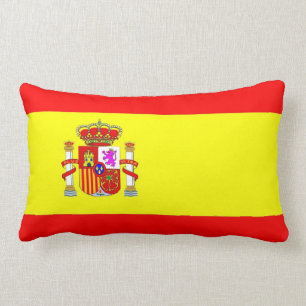 den spain landflagga kudder lumbarkudde