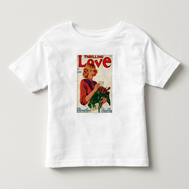 Den spännande kärlektidskriften täcker tee shirt (Framsida)