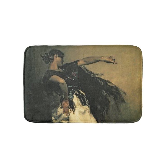 Den spanska dansare, studie för "El Jaleo", 1882 Badrumsmatta (Framsidan)