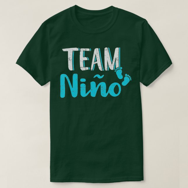 Den spanska genderna avslöjar team nio-boymexican  t shirt (Design framsida)