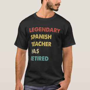 Den spanska lärarinnan har återvänt t shirt