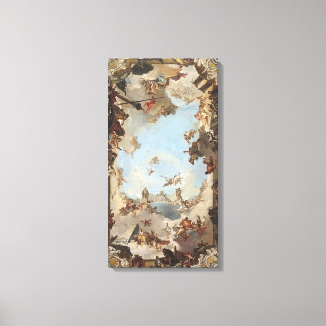 Den spanska monarkins rikedom och fördelar canvastryck (Framsida)