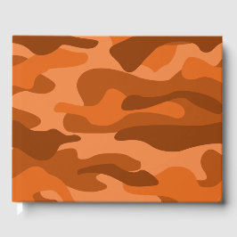 Den spanska Orangen Monocolor Camo Gästböcker