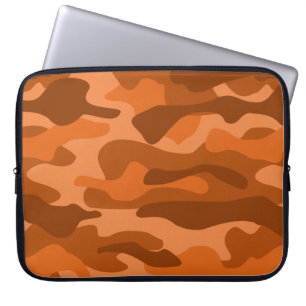 Den spanska Orangen Monocolor Camo Laptop Fodral