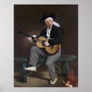 Den spanska sångaren - Édouard Manet Poster