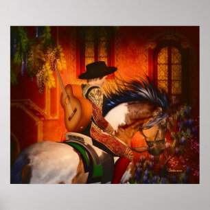 Den spanske sångaren poster från 14.95