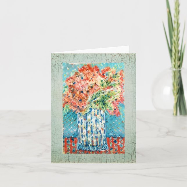 Den Sparkling blommigten noterar kort (Framsida)