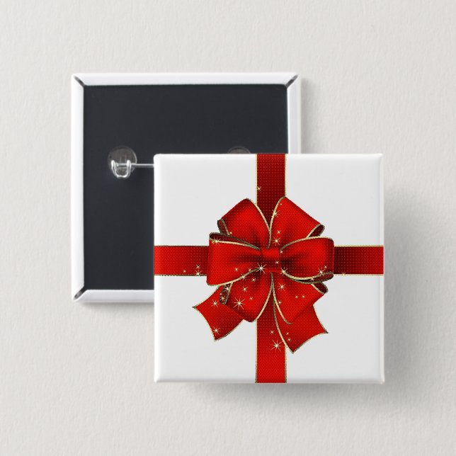 Den Sparkling julpilbågen knäppas Knapp (Framsida & baksida)