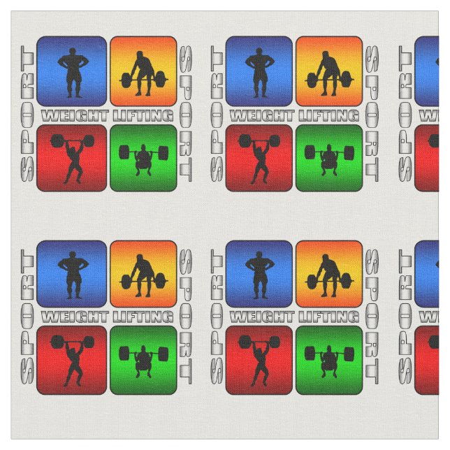 Den spektakulära weightliftingen väger att lyfta tyg (Närbild)