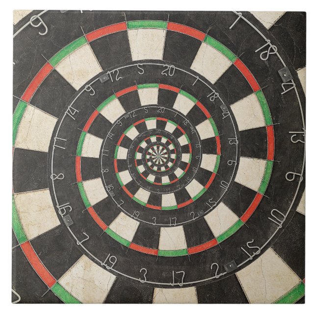 Den spiral pilen stiger ombord Droste belägger med Kakelplatta (Framsidan)