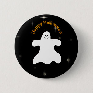 Den spöklika happy halloween klämmer fast knapp