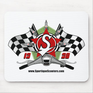 Den Sportique sparkcykeln driver Mousepad Musmatta