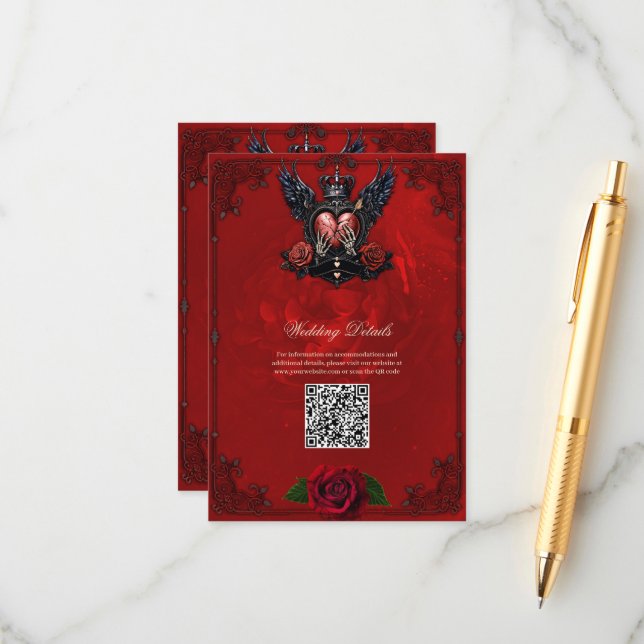 Den spräckta hjärtat: Ett gotiskt epos. Tilläggskort (Fram/Back In Situ)