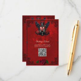 Den spräckta hjärtat: Ett gotiskt epos. Tilläggskort